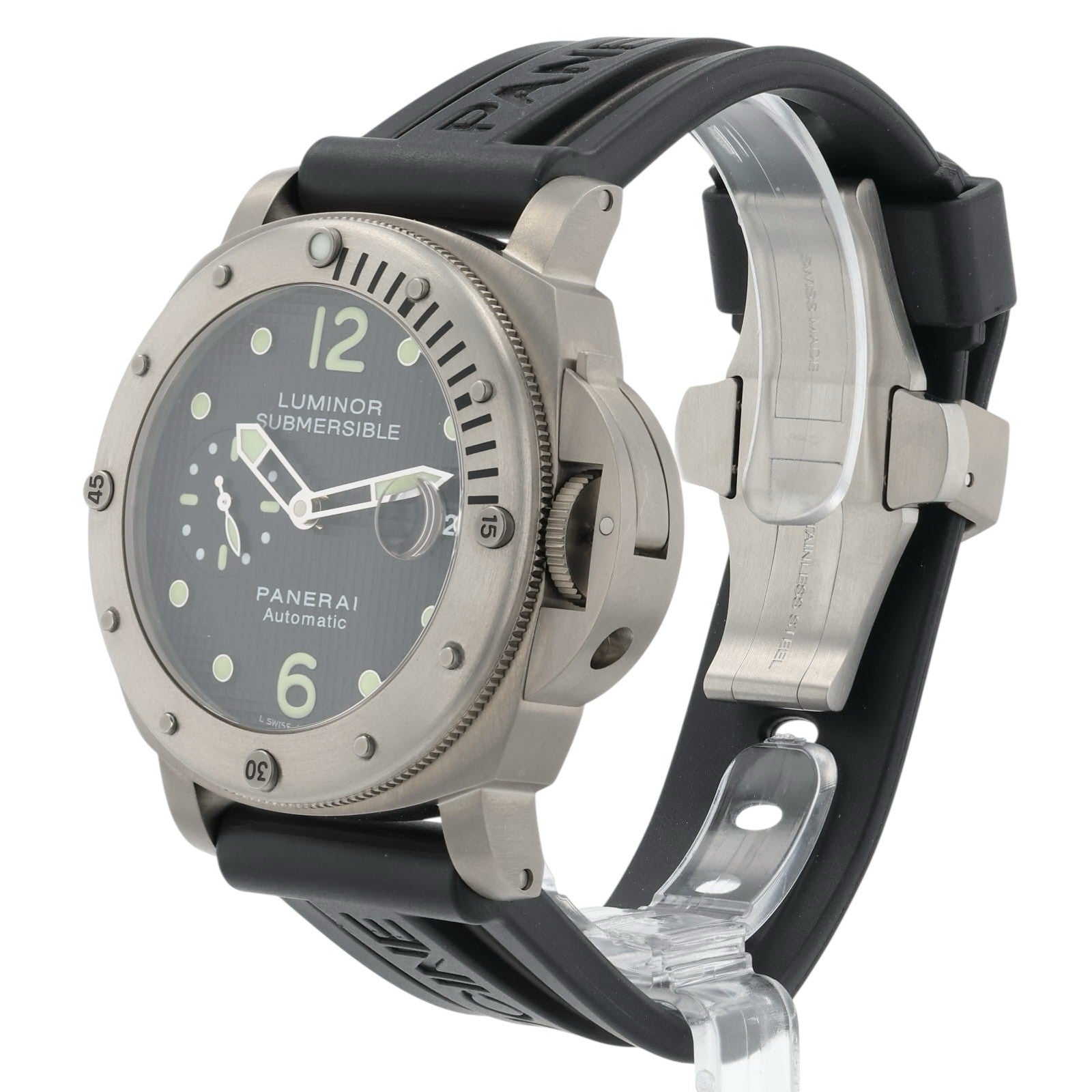 Panerai Luminor Submersible Black Dial Titanium 44mm Automatic Men’s PAM00025
