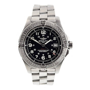 Breitling Colt Stainless Steel Black Dial 41mm Quartz Movement Mens Watch A74380