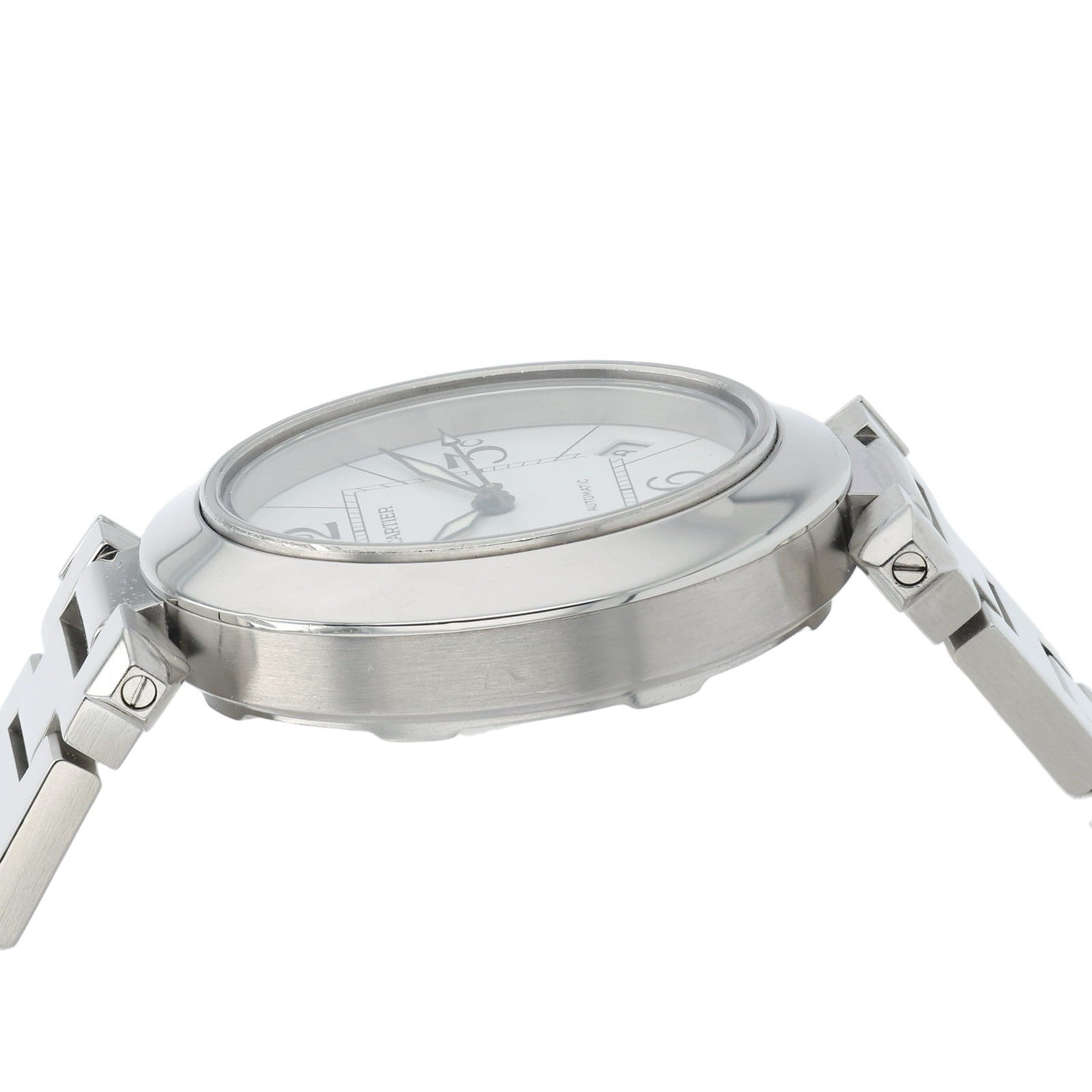 Cartier Pasha C White Dial Stainless Steel 35mm Automatic Men’s Watch W31074M7
