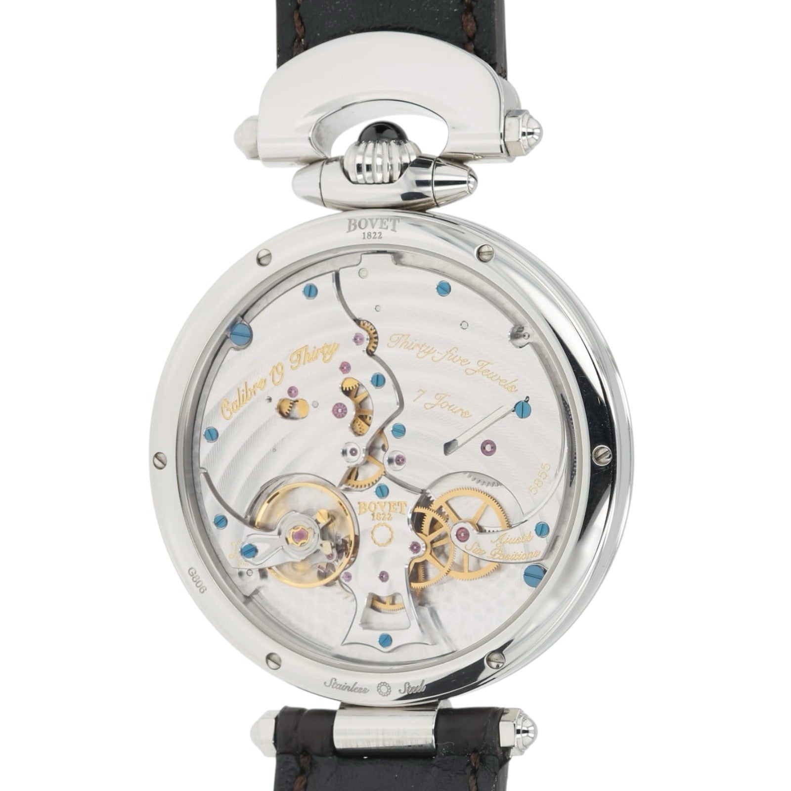 Bovet 1822 Ivory Dial Stainless Steel 42mm Manual Wind Men’s Watch NTS0009