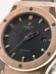 Hublot Classic Fusion 18k Rose Gold Black Dial 42mm Automatic 542.0X.1181.RX