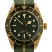 Tudor Black Bay 58 Green Dial 18k Yellow Gold 39mm Automatic Mens Watch 79018V