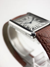Cartier Tank Solo Stainless Steel Silver Dial 27mm Quartz Men’s Watch W5200003
