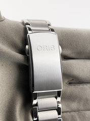 Oris Aquis Date Steel and Gold Blue Dial 41.5mm Automatic Men's Watch 7769