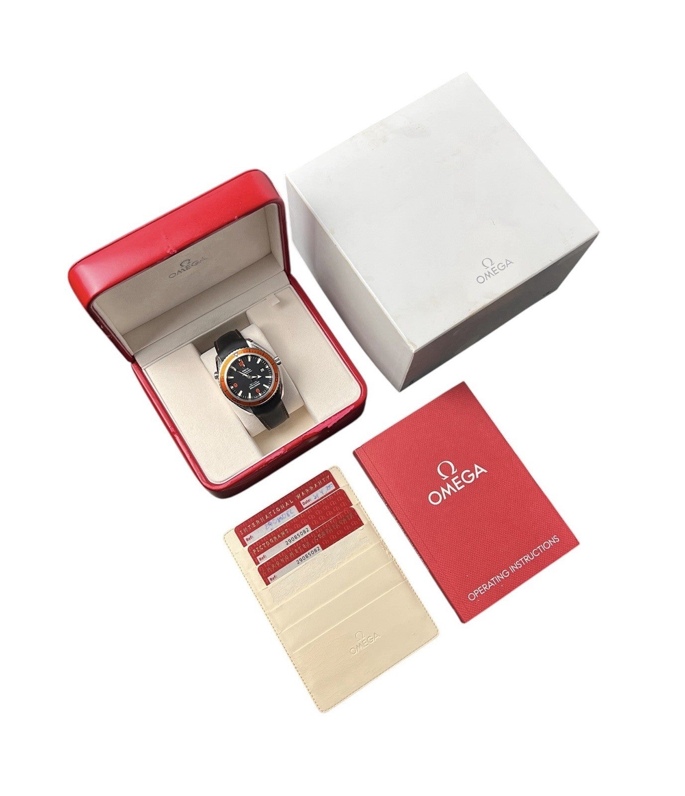 Omega Seamaster Black Dial Stainless Steel 45.5mm Automatic Mens 2908.50.82