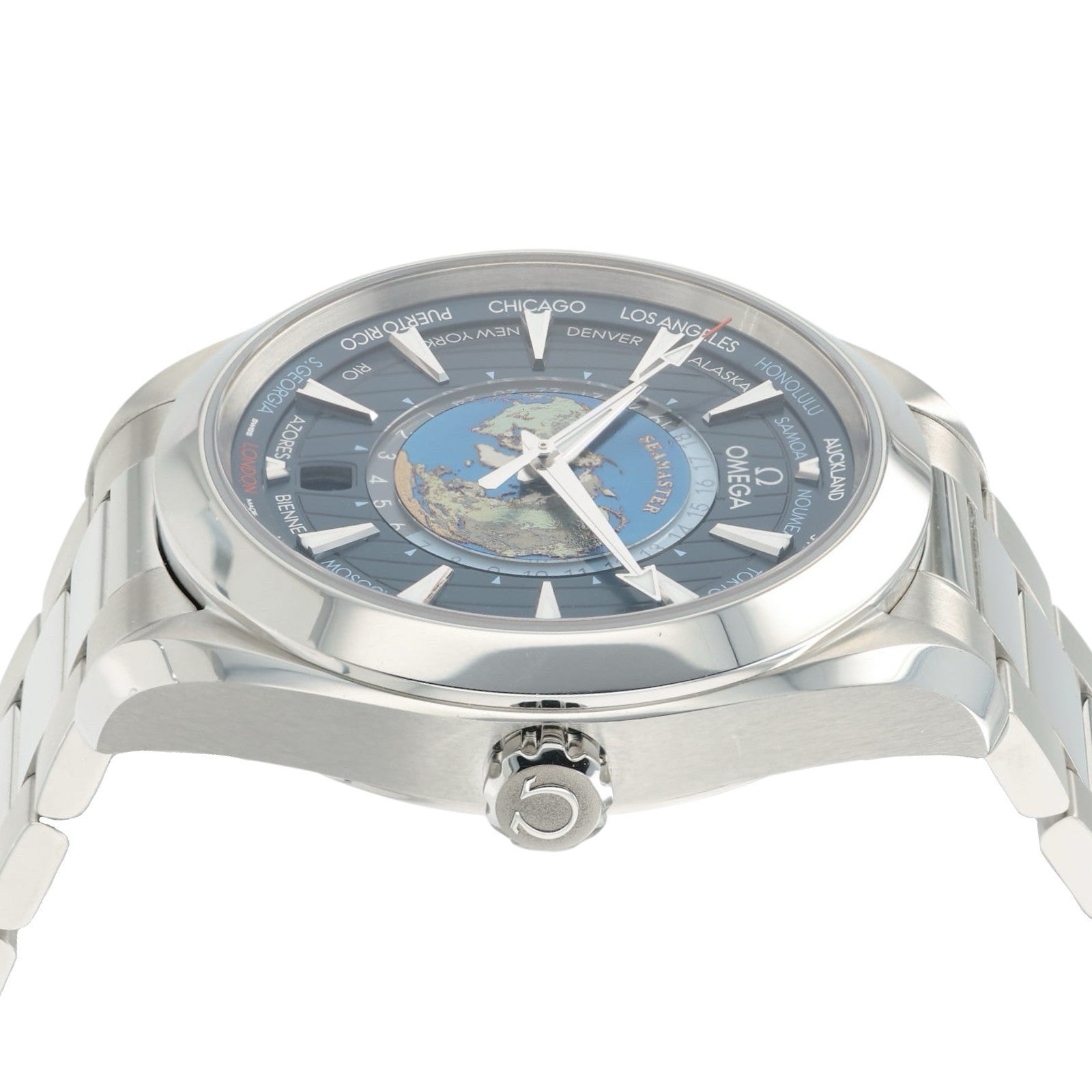 2022 Omega Seamaster Aqua Terra Worldtimer Auto Men's Watch 220.10.43.22.03.001
