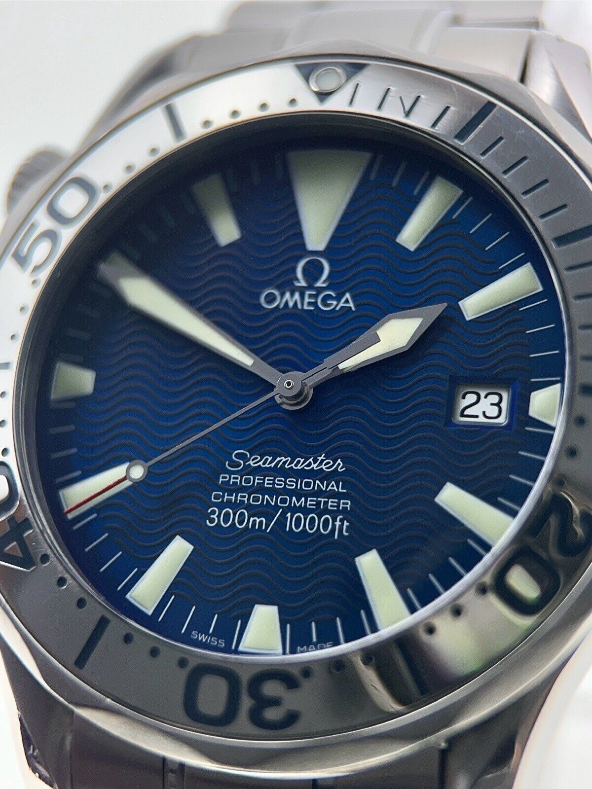 Omega Seamaster Diver 300m Steel Blue Automatic Men’s Watch 2255.80.00 - B/P