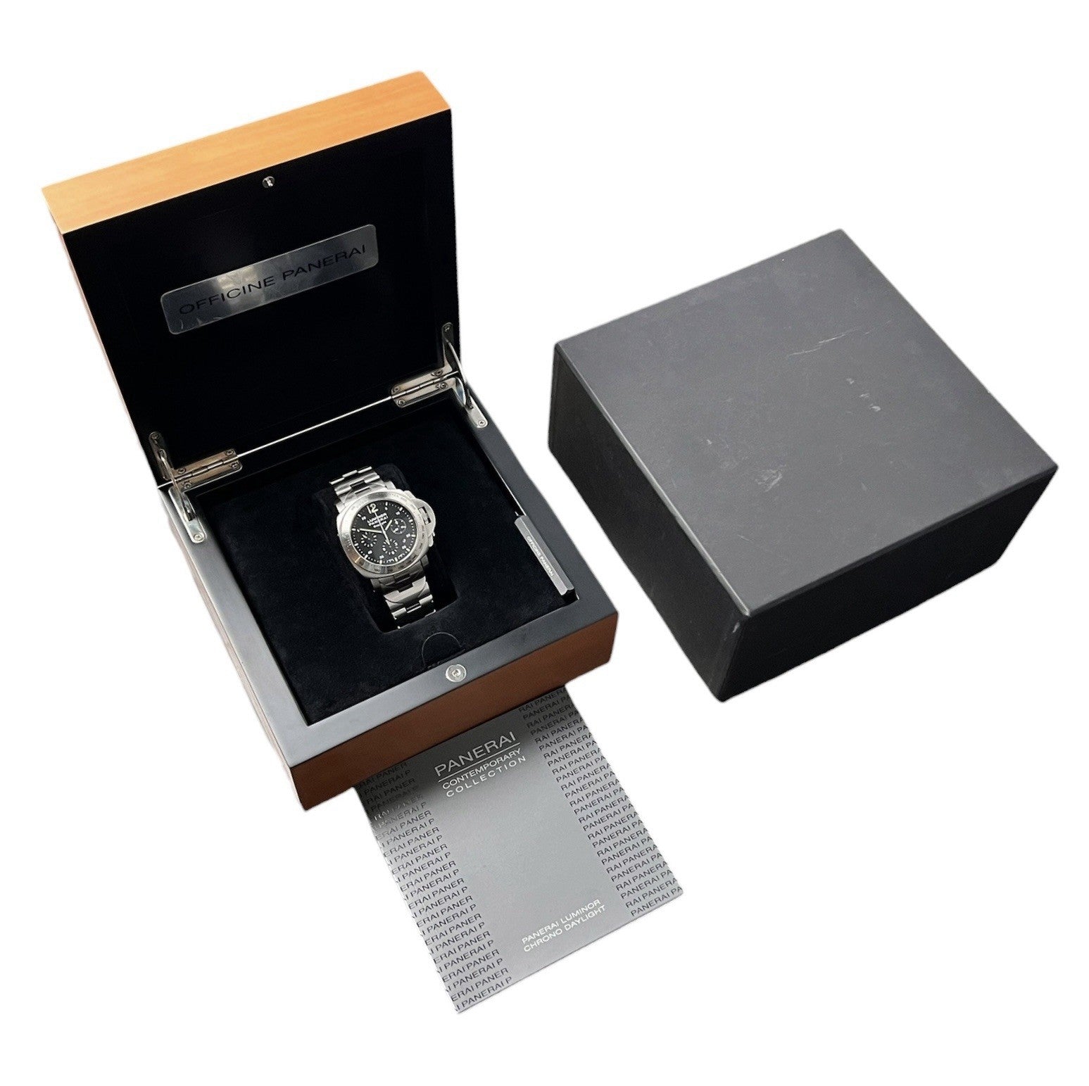 Panerai Luminor Daylight Black Dial Stainless Steel 44mm Automatic Mens PAM00236