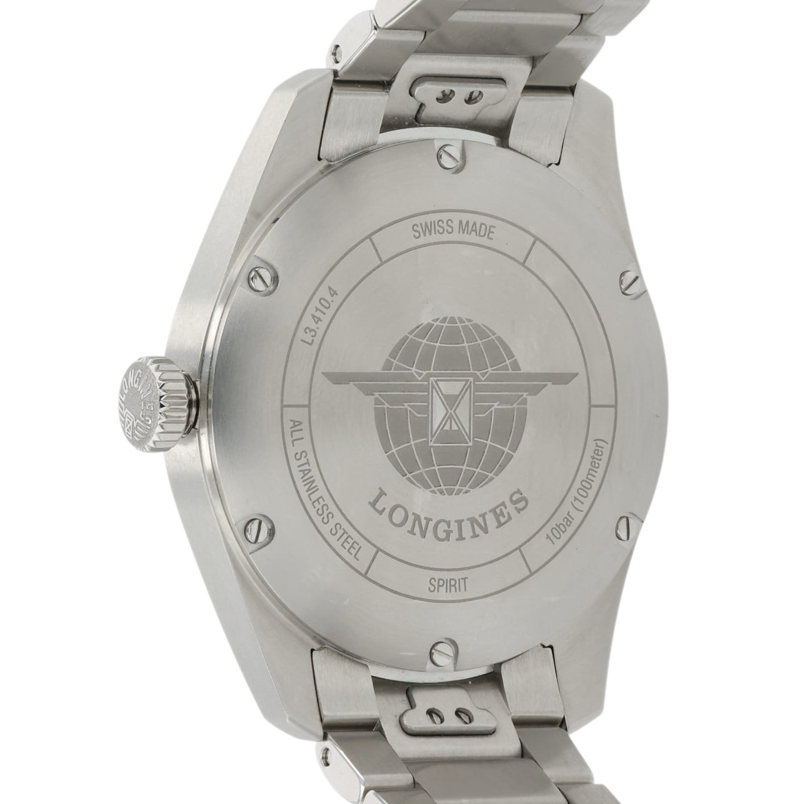 Longines Spirit Black Dial Stainless Steel 37mm Automatic Men’s Watch L3.410.4