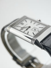 JLC LeCoultre Grande Reverso Ultra Thin Duoface Steel 27mm Mens Watch Q3788570