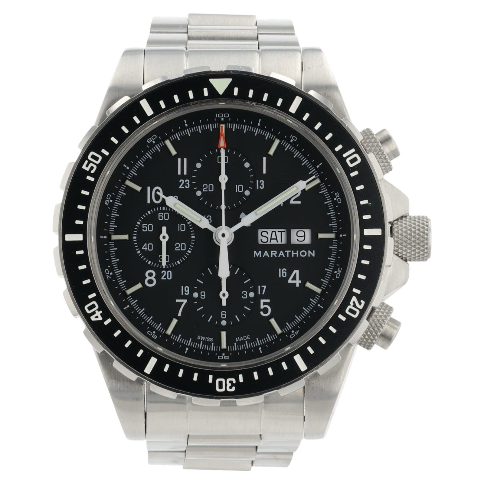 Marathon CSAR Black Dial Stainless Steel 46mm Automatic Men’s 6645-01-544-0408