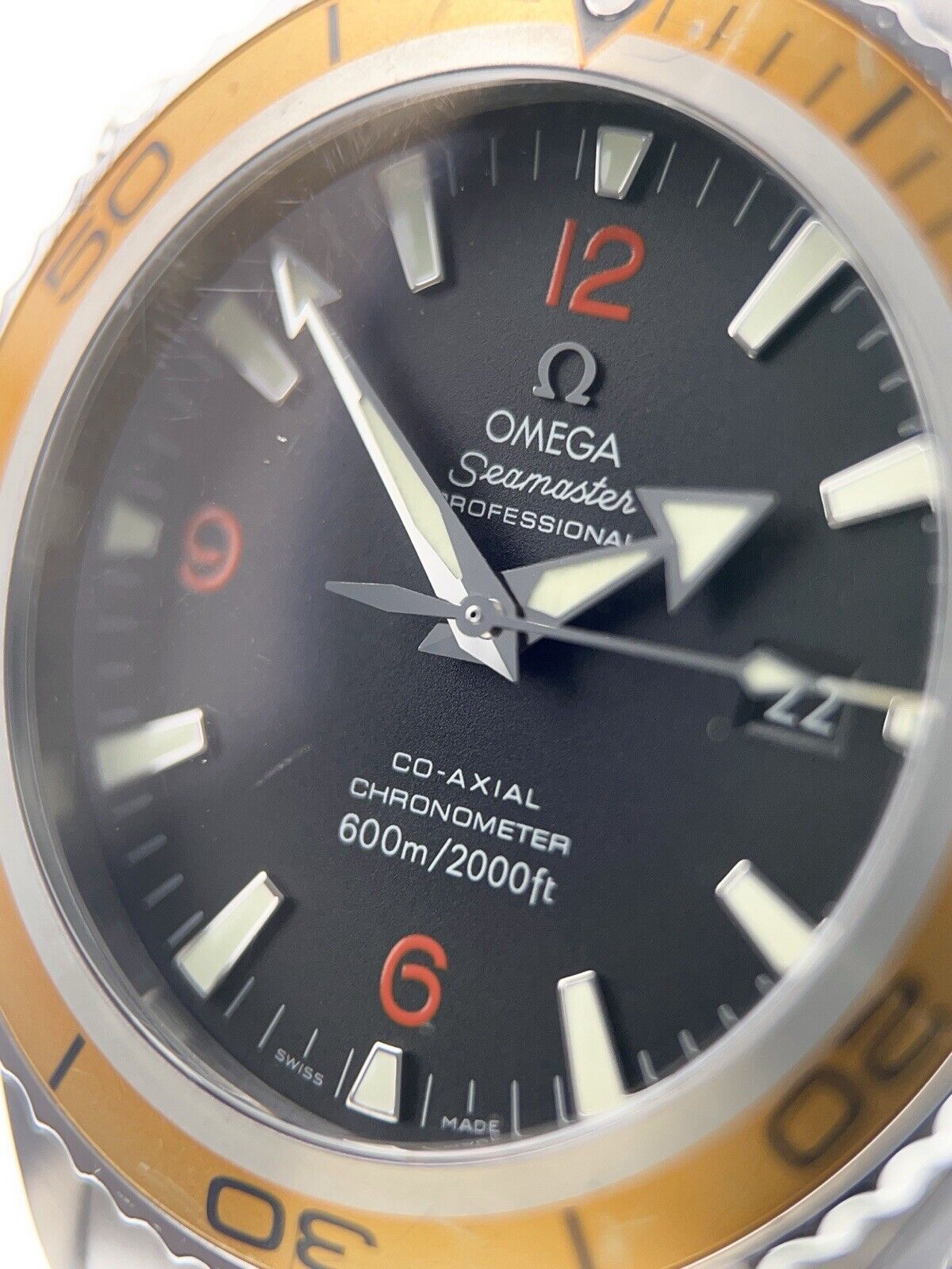 Omega Seamaster Planet Ocean Stainless Steel Black Dial 45.5mm Auto. 2208.50.00