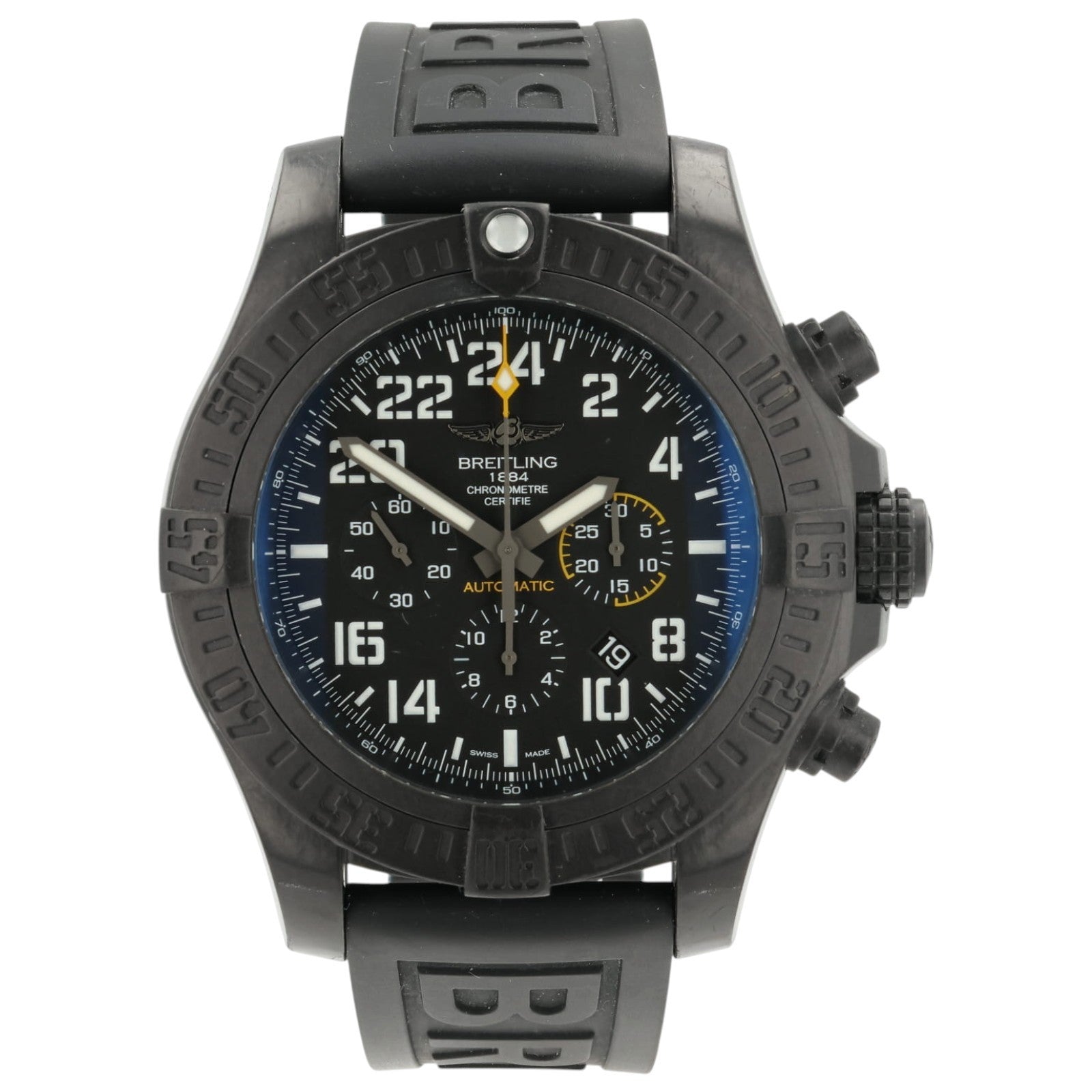 Breitling Avenger Hurricane Black Dial Carbon Case 50mm Automatic Mens XB1210