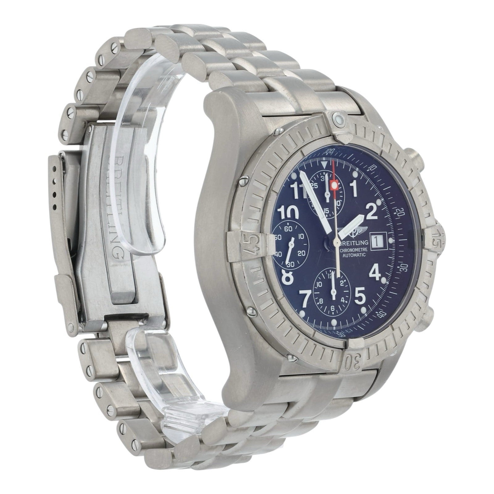 Breitling Avenger Chronograph Black Dial Titanium 44mm Automatic Men’s E13360