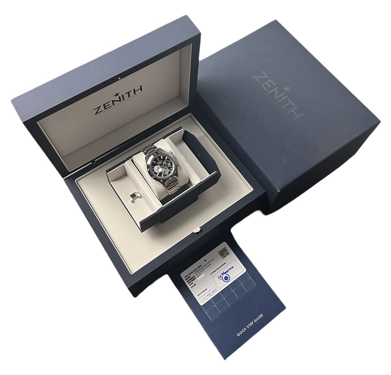 Zenith Chronomaster Sport Black Dial Steel 41mm Automatic Men’s 03.3100.3600