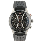 Tag Heuer Carrera Skeleton Dial Stainless Steel 43mm Automatic Men’s CAR201V