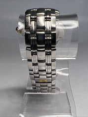 Omega 168.1501 Seamaster 18K Gold Bezel & Steel Quartz 36mm Bracelet Watch