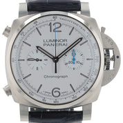 Panerai Luminor Chrono Stainless Steel White Dial 44mm Automatic Mens PAM01218