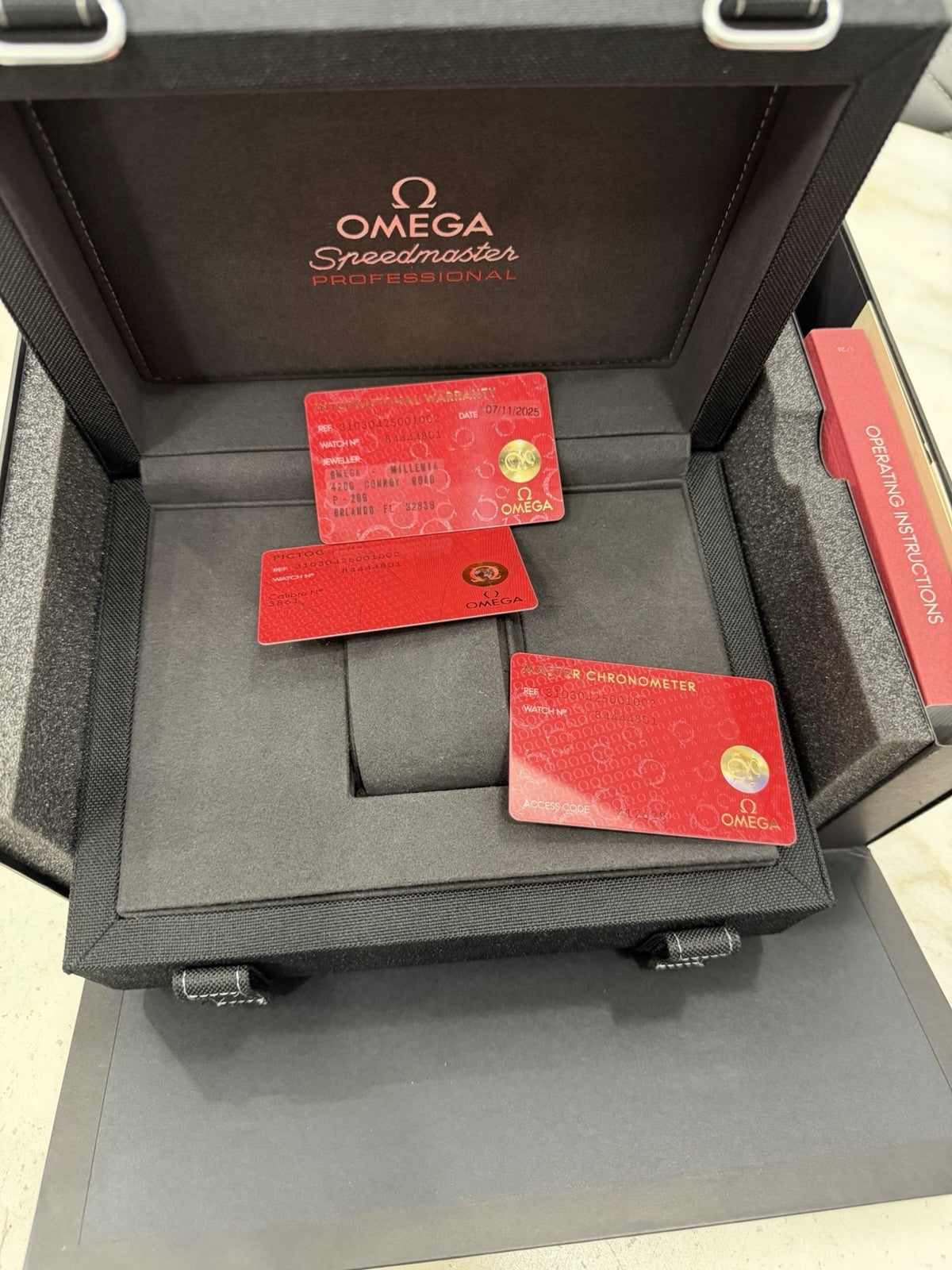 2025 Omega Speedmaster Moonwatch 42mm Black Dial Watch 310.30.42.50.01.002