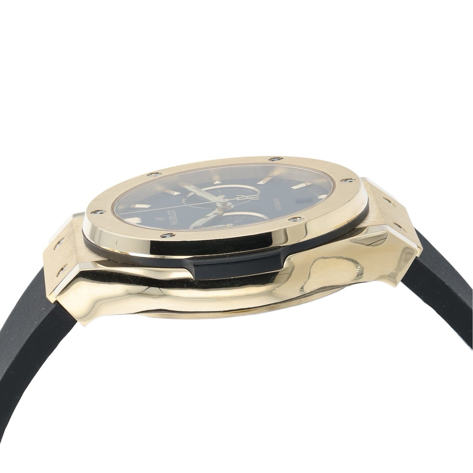 Hublot Classic Fusion Chronograph Black Dial 18k Yellow Gold 42mm 541.VX.1130.RX