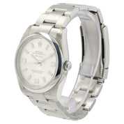 Rolex OP Silver Dial Stainless Steel 34mm Automatic Movement Men’s Watch 114200