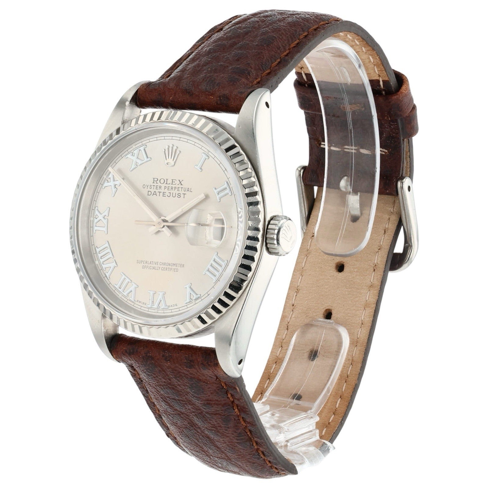 Rolex Datejust Stainless Steel Silver Dial 36mm Automatic Mens Watch 16234