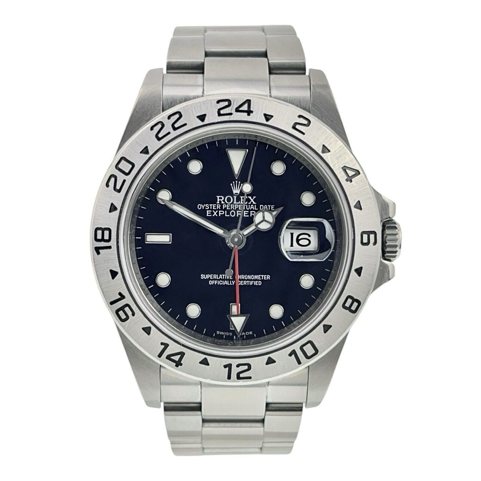 Rolex Explorer II Stainless Steel Black Dial 40mm Automatic Men’s Watch 16570