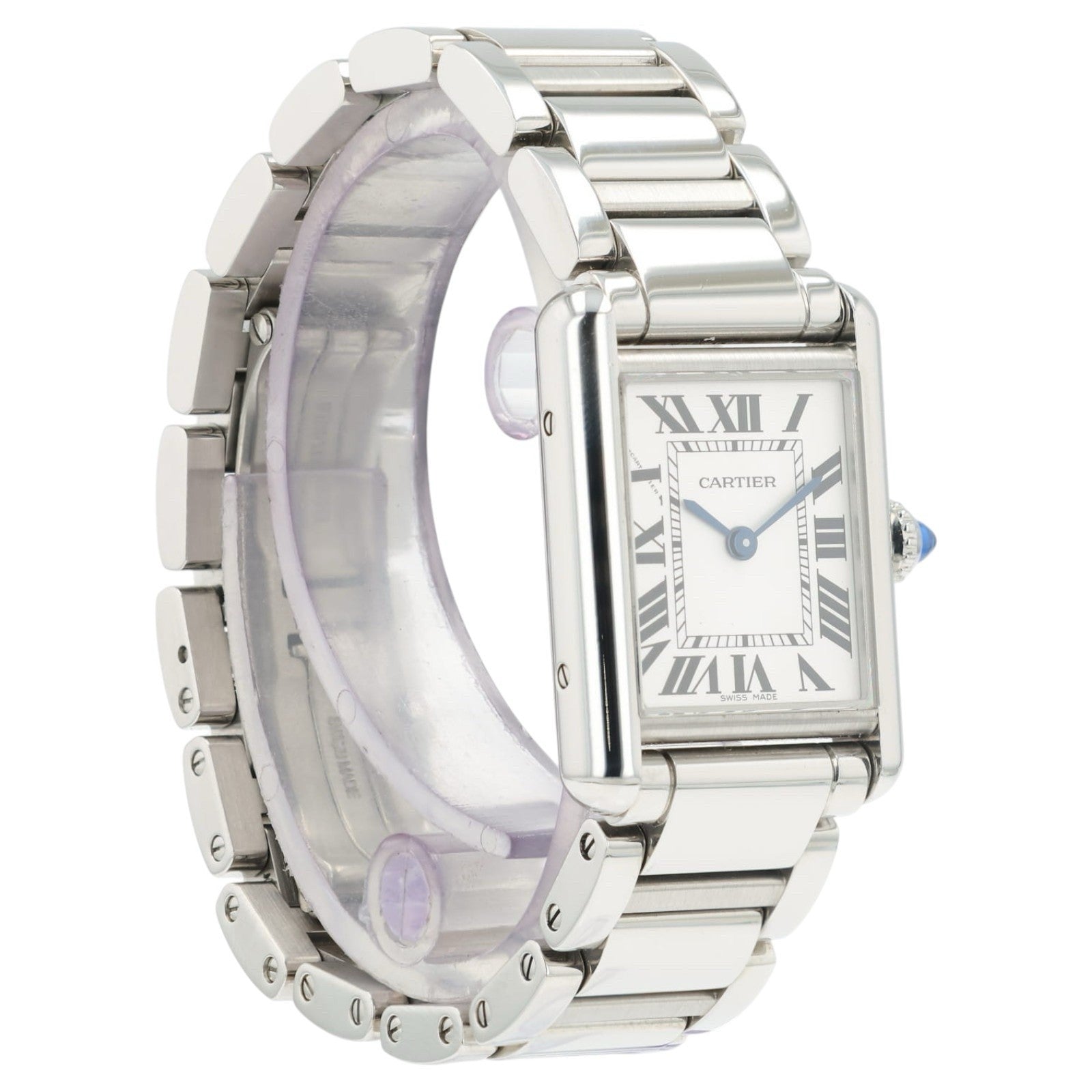 Cartier Tank Must de Cartier Silver Dial Stainless Steel 29.5mm Quartz WSTA0107