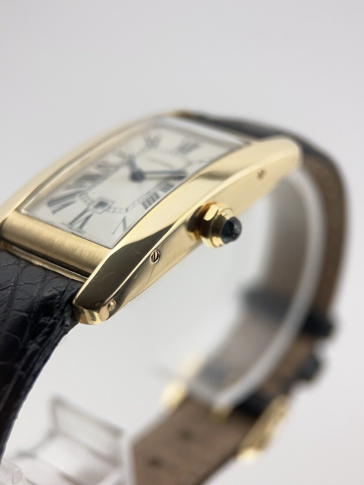 Cartier Tank Americaine 18k Yellow Gold 22mm Automatic Men’s Watch W2603556