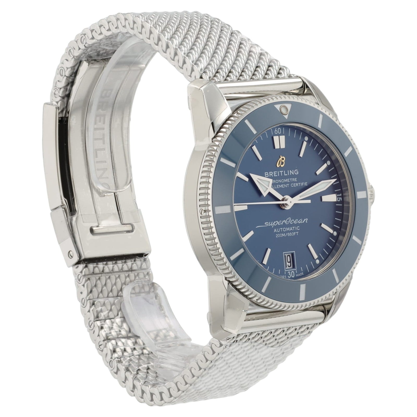 NEW 2026 Breitling Superocean Heritage II Blue Dial & Bezel 42mm Watch AB2010