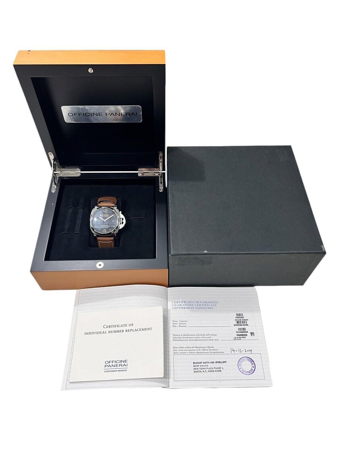 Panerai Luminor Marina 1950 3 Days Steel Black Dial 44mm Watch PAM00359 - B/P