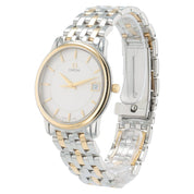 Omega De Ville Steel & Gold Silver Dial 34mm Quartz Men’s Watch 4310.31