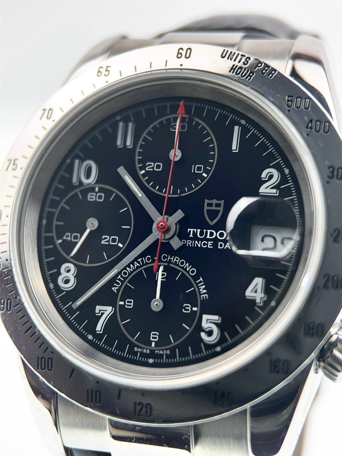 Tudor Prince Date Stainless Steel Black Dial 40mm Automatic Men’s Watch 79280P