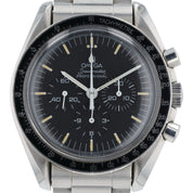 Omega Speedmaster Stainless Steel Black Dial 42mm Manual Wind Mens Watch 145.002