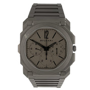 Bulgari Octo Finissimo Titanium Grey Dial 42mm Automatic Mens BGO 42 TXT CHGMT