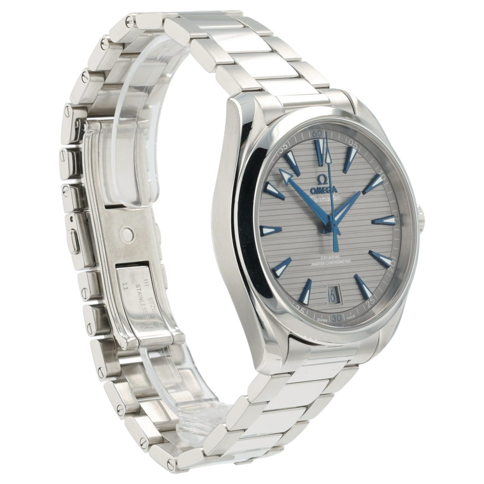 Omega Seamaster Gray Dial Steel 41mm Automatic Mens Watch 220.10.41.21.06.001