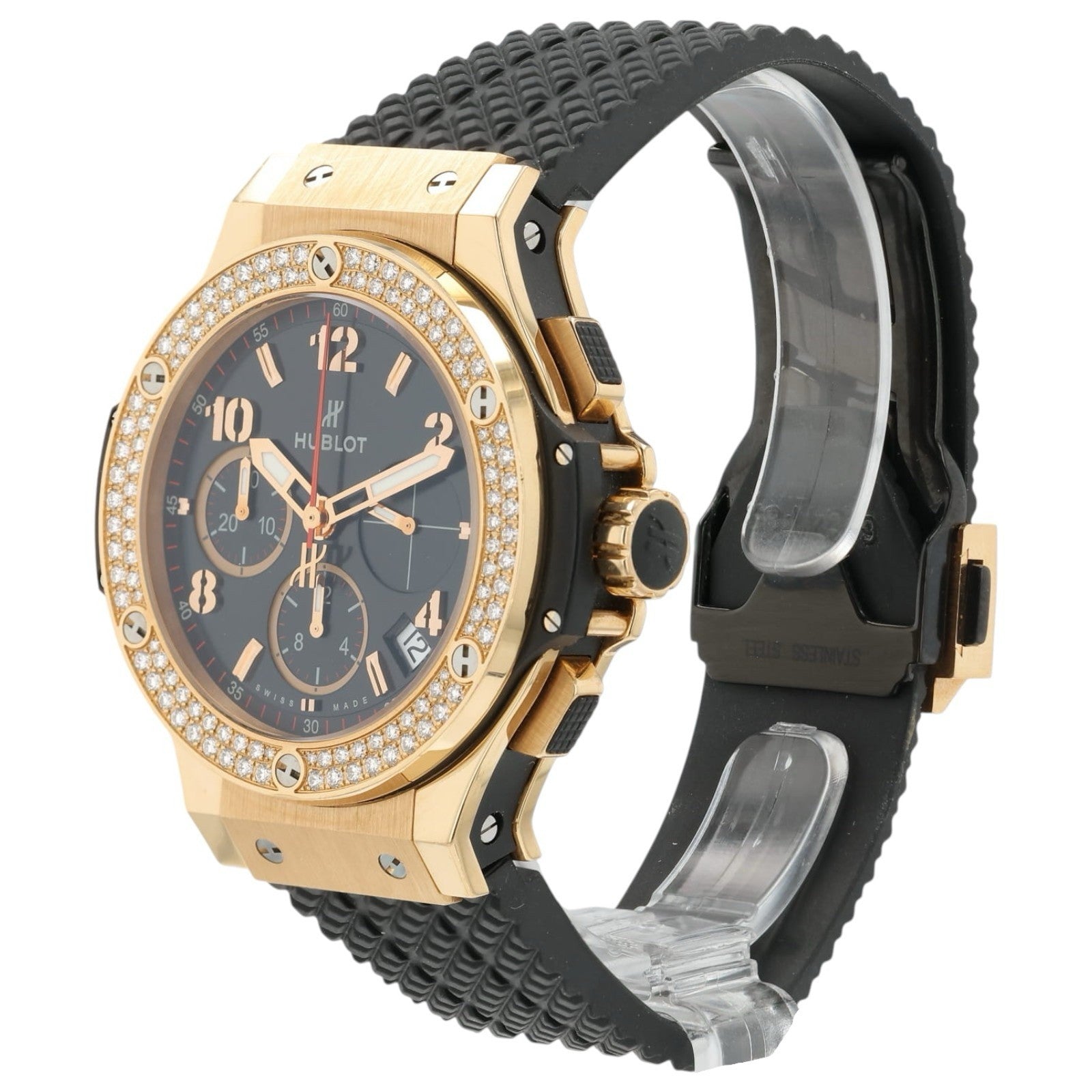 Hublot Big Bang Black Dial 18k Rose Gold Black Dial 41mm Men’s 341.PX.130.RX.114