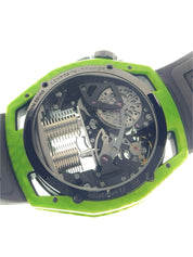 HYT Hastroid Green Laser Titanium & Carbon Black Dial 48mm Manual Wind Watch