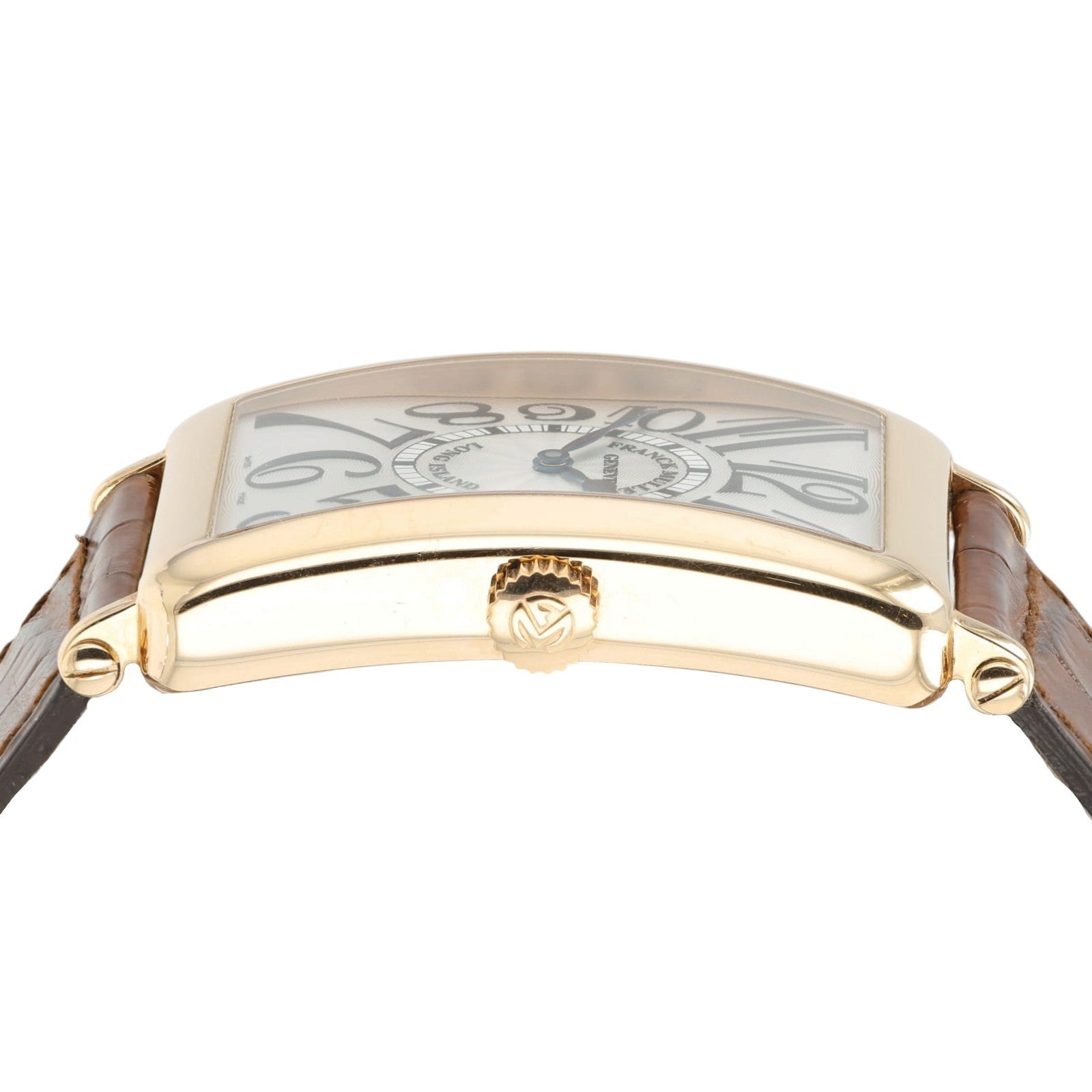 Franck Muller Long Island Silver Dial 18k Rose Gold 30x43mm Automatic 1000 SC