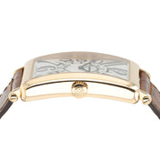 Franck Muller Long Island Silver Dial 18k Rose Gold 30x43mm Automatic 1000 SC
