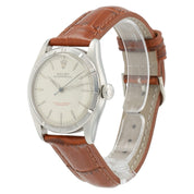 Rolex Oyster Perpetual Silver Dial Steel 34mm Automatic Men’s Watch 6107