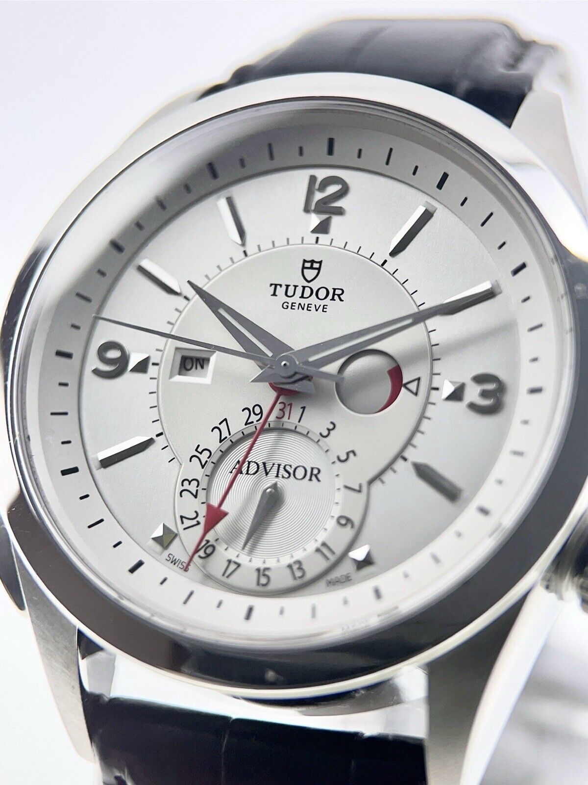 Tudor Heritage Advisor Stainless Steel 42mm Automatic Alarm Men’s Watch 79620