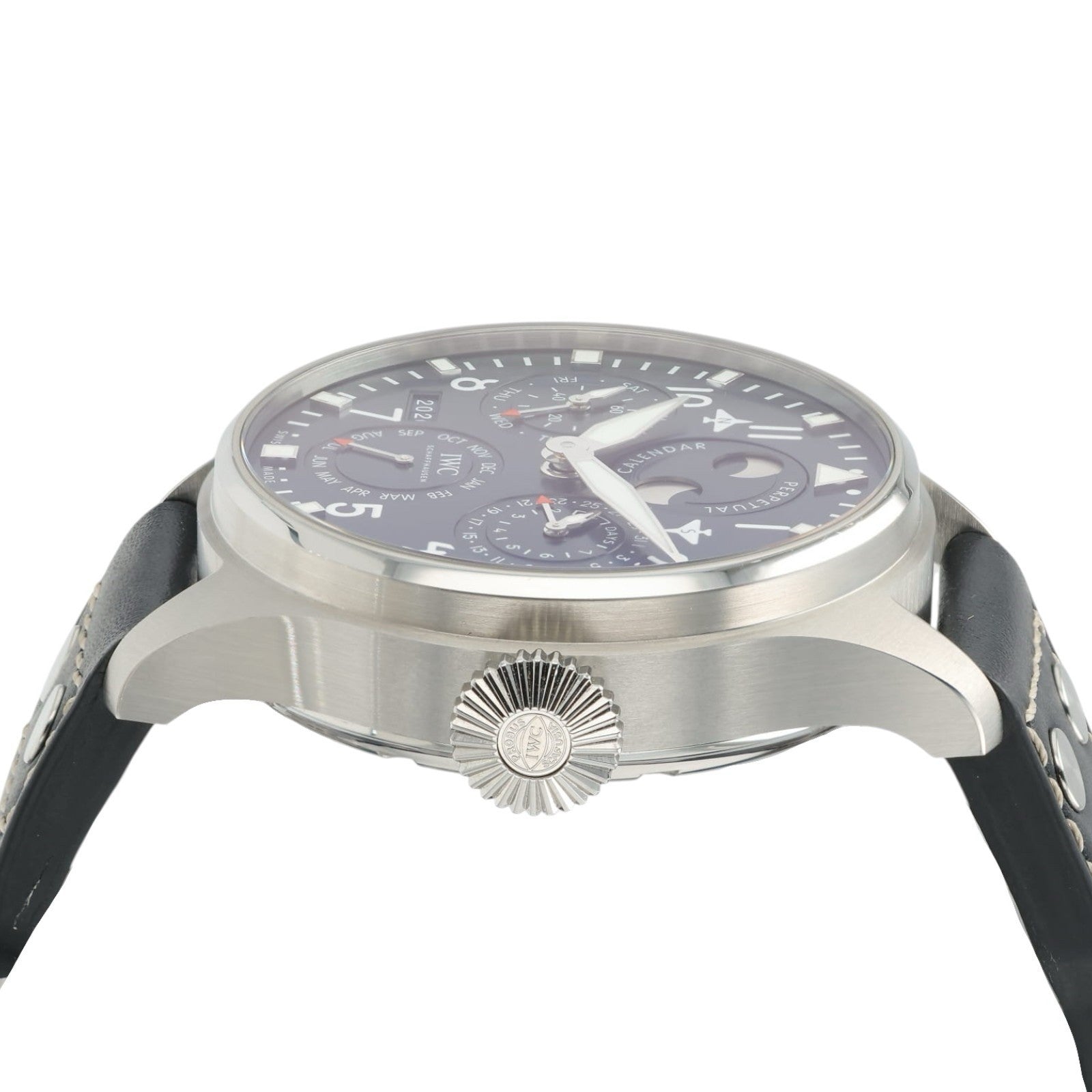 IWC Big Pilot Blue Dial Stainless Steel 46.2mm Automatic Men’s Watch IW503605
