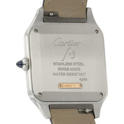 Cartier Santos Dumont Silver Dial Steel and Gold 31mm Quartz Mens Watch W2SA0011