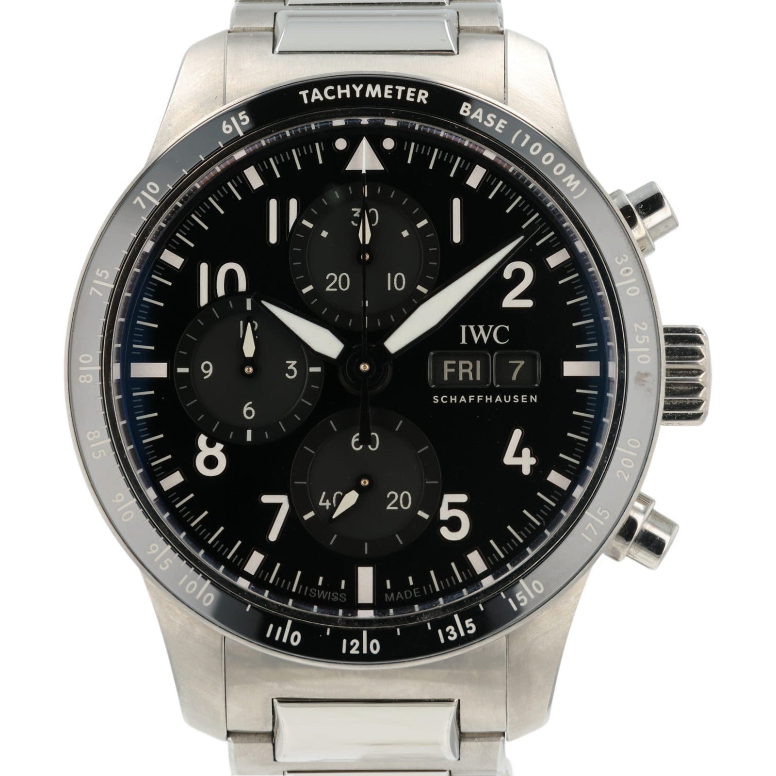 IWC Pilot’s Watch Chrono AMG Black Dial Titanium 41mm Auto Men's Watch IW388304