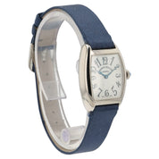 Franck Muller Cintre Curvex Silver Dial 18k White Gold 25mm Quartz Watch 2250QZ