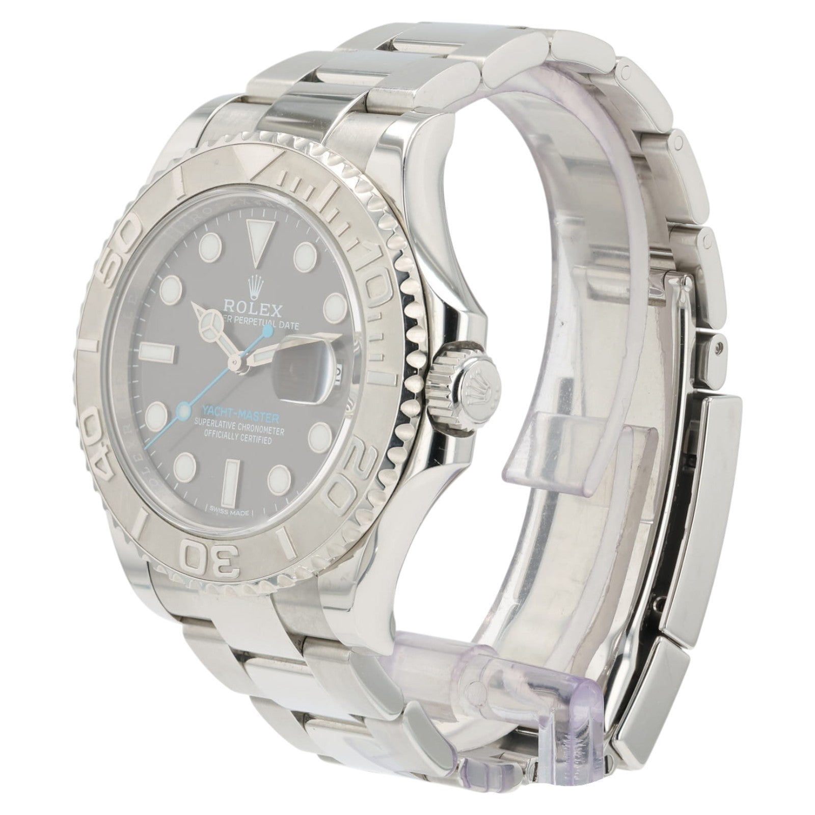 2016 Rolex Yacht-Master Rhodium Dial Stainless Steel 40mm Automatic Mens 116622