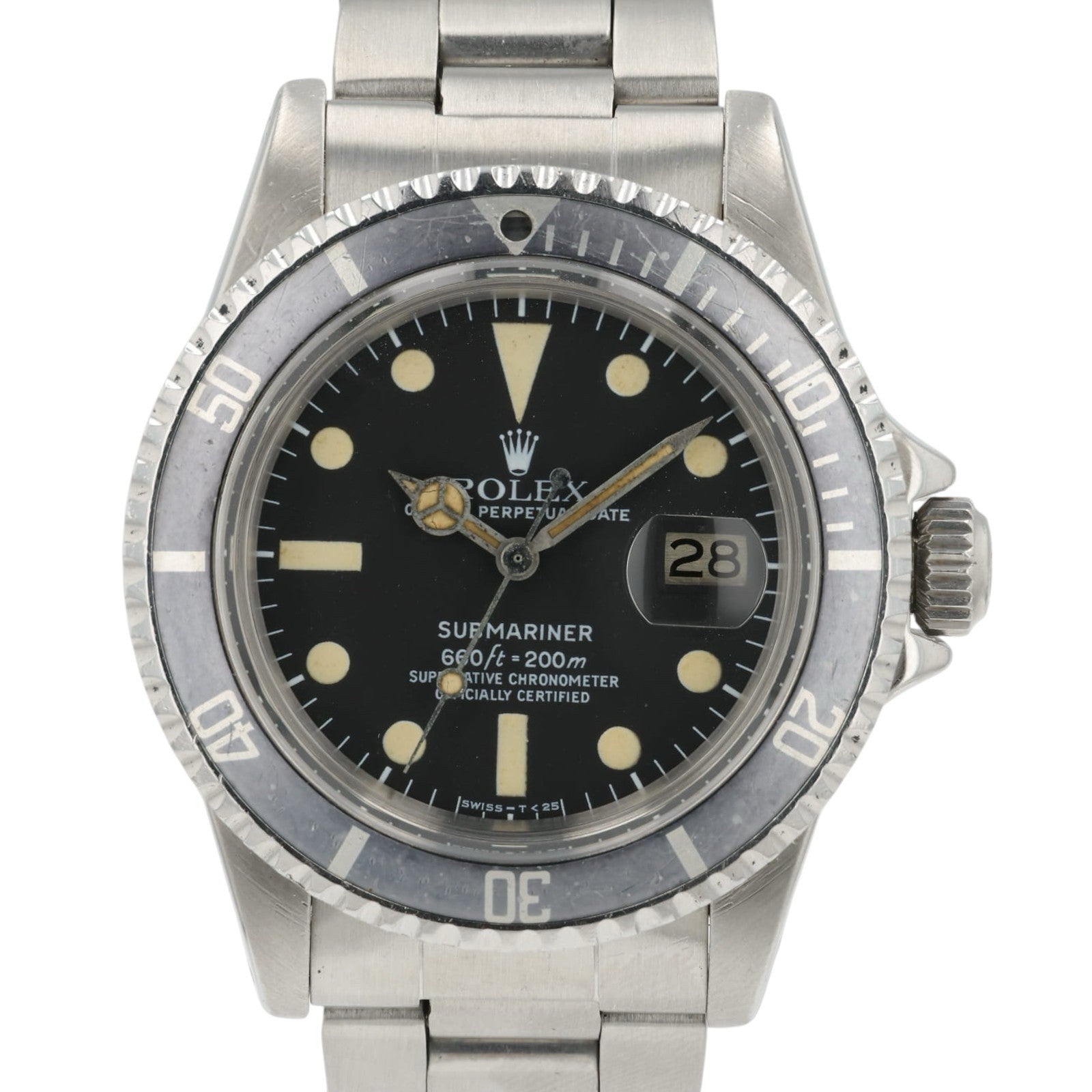 Rolex Submariner Black Dial Stainless Steel 40mm Automatic Men’s Watch 1680