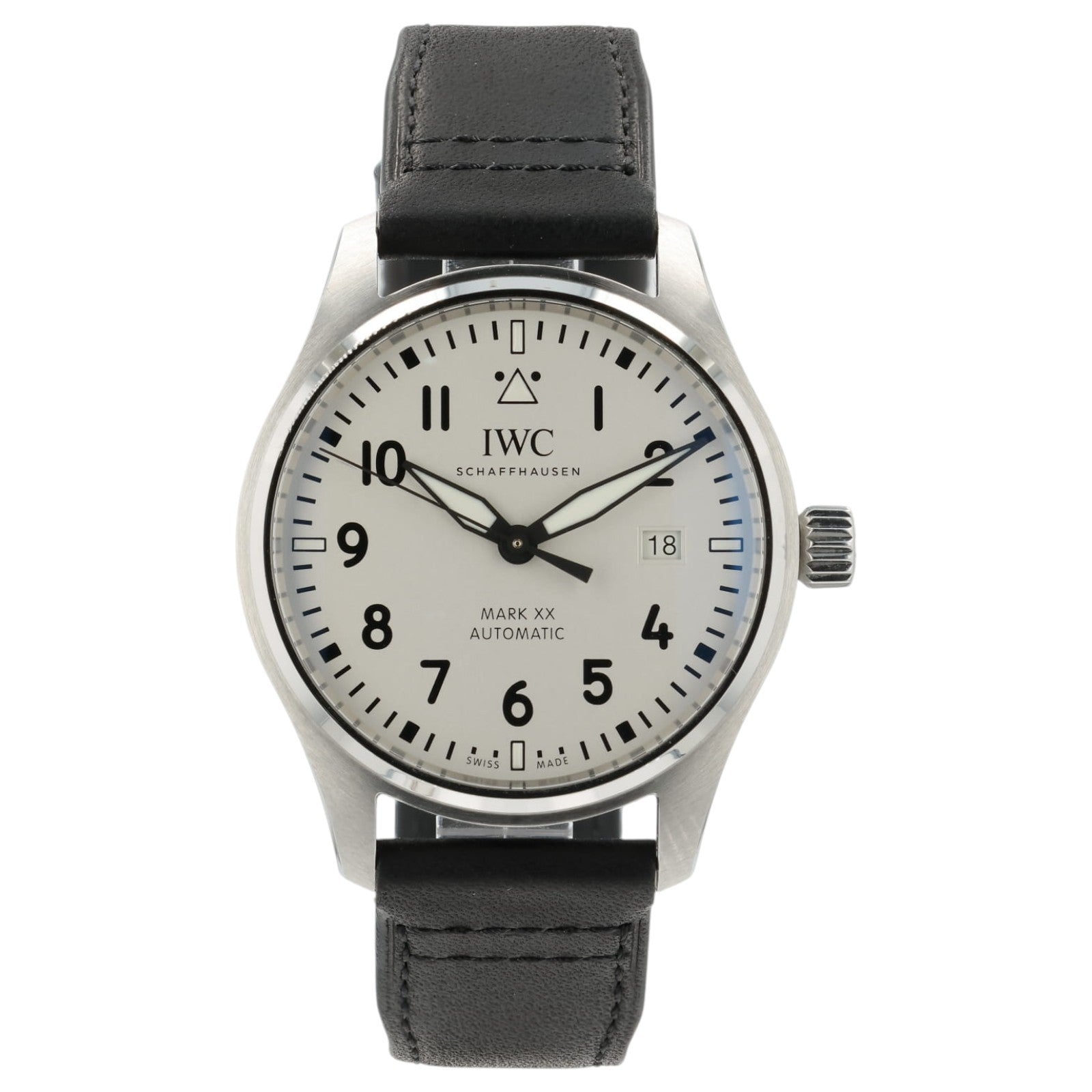 IWC Mark XX White Dial Stainless Steel 40mm Automatic Mens Watch IW328207