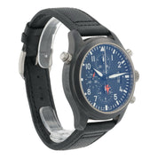 IWC Pilot Chronograph Top Gun Ceramic Black Dial 46mm Automatic Mens IW379901